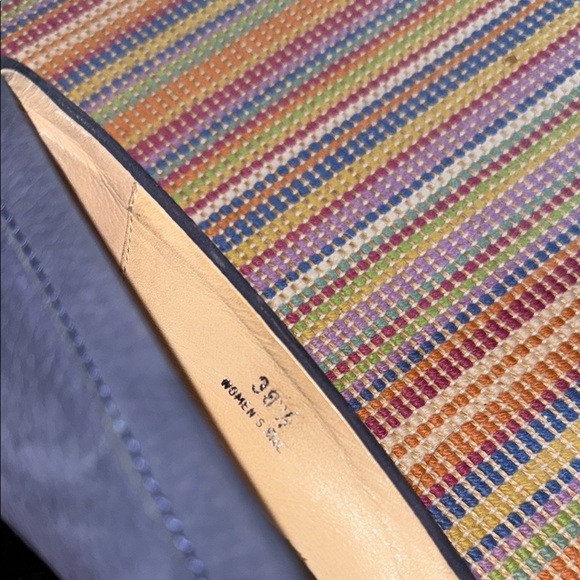 Tod's Blue Suede Loafers with Horsebit Detail NWOT 38 1/2 - Picture 6 of 9